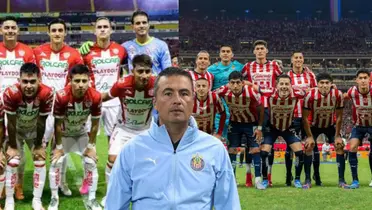 Ortega con titulares de Necaxa y de Chivas/FOTO: Chivas