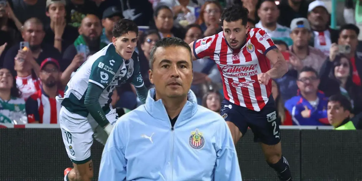 Ortega en el Santos vs Chivas/FOTO: Pódium Deportes