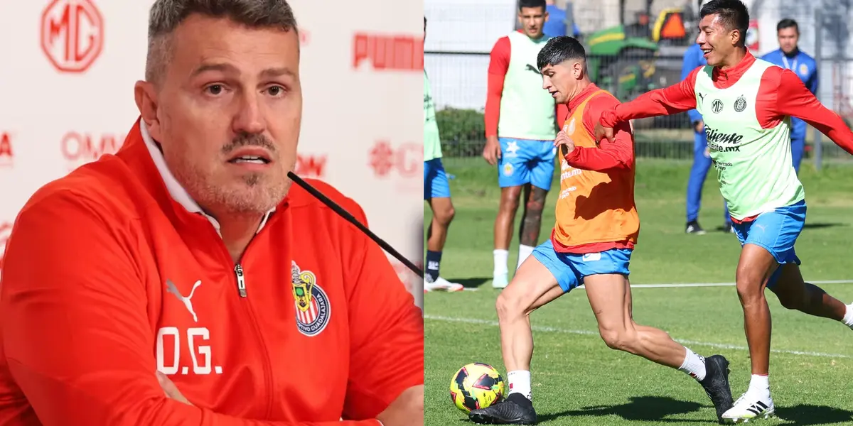 Óscar García busca más goles para las Chivas | Foto: X @chivas