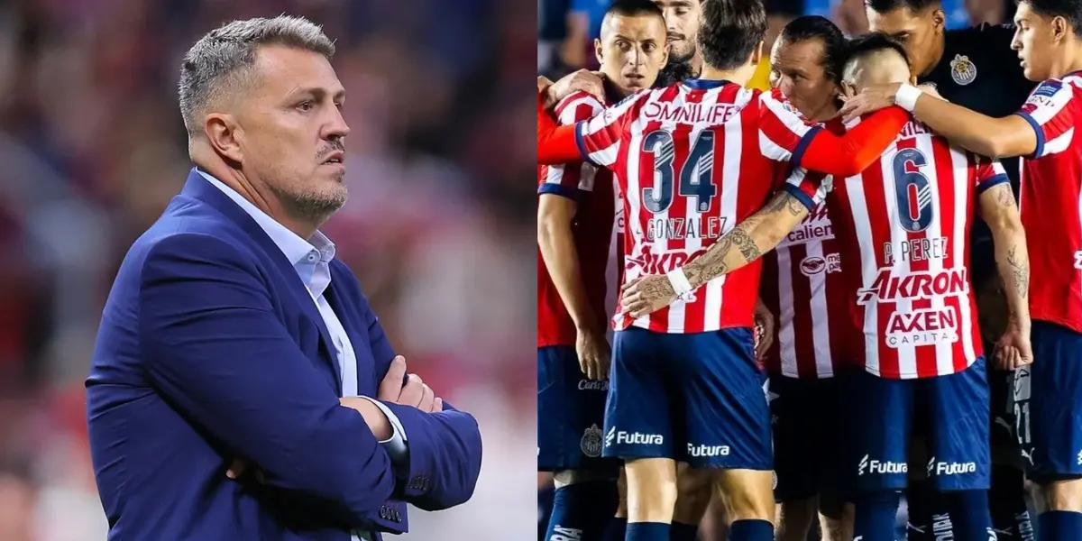 Óscar García recupera piezas clave de cara al partido vs Tigres | Foto: X @chivas
