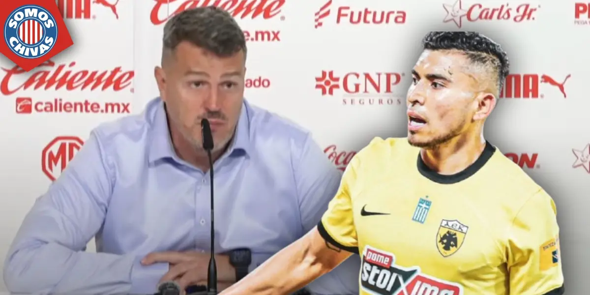 Óscar García y ORbelín Pineda (Fuente: Chivas TV / Marca)