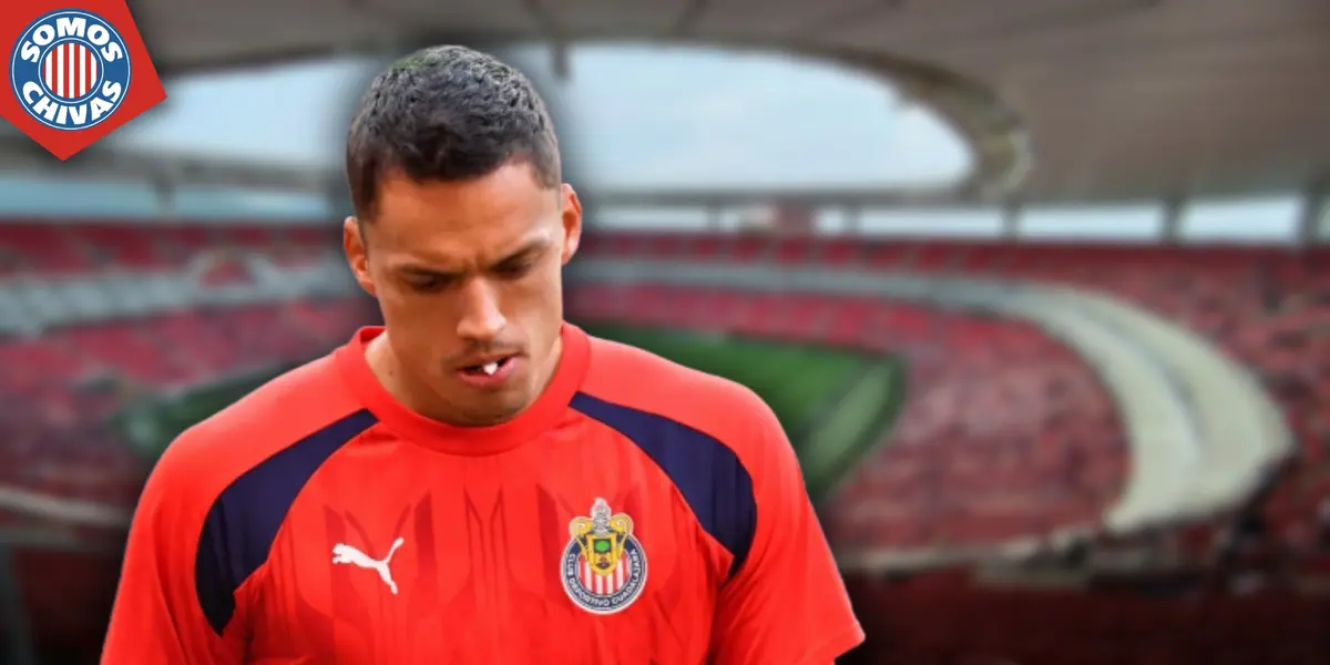 Óscar Whalley en Chivas (Fuente: MEXSPORT)