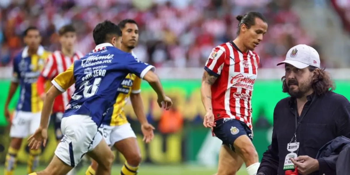 Oso vs San Luis y Amaury Vergara/FOTO: x Chivas