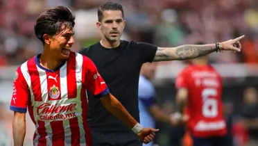 Padilla celebrando con Chivas y Fernando Gago