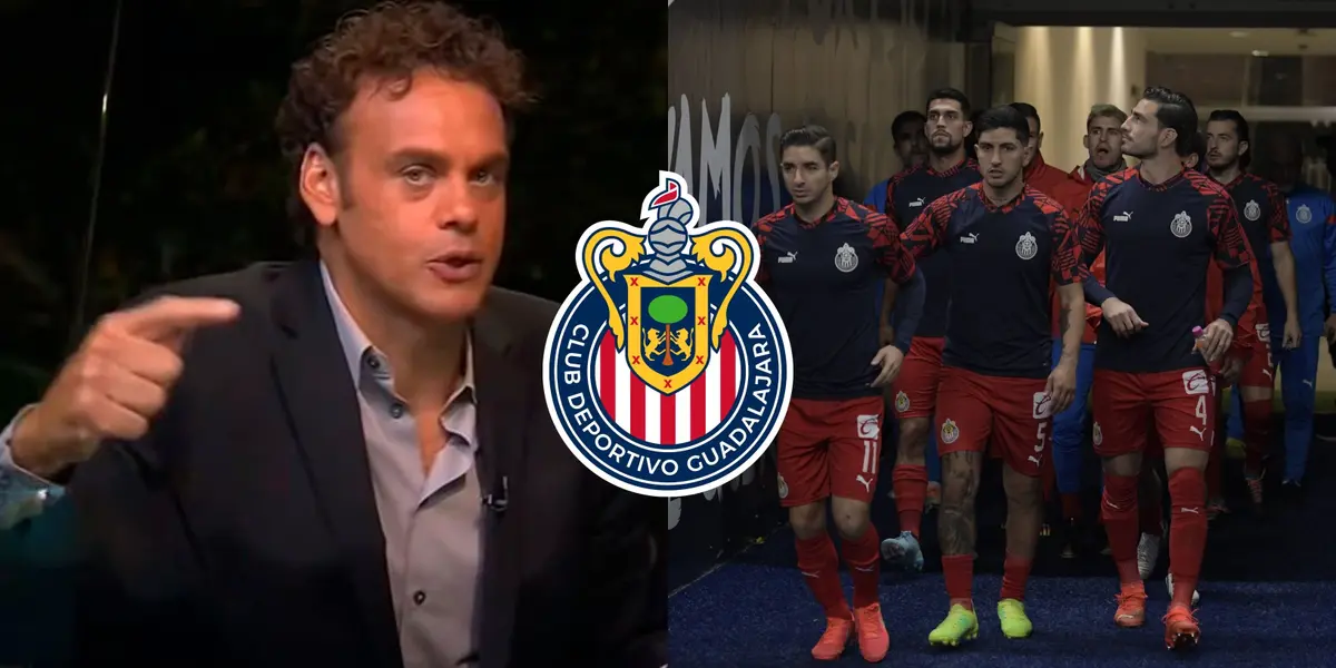 Para el periodista David Faitelson no es jugador para Chivas y debería irse hoy mismo del equipo.
