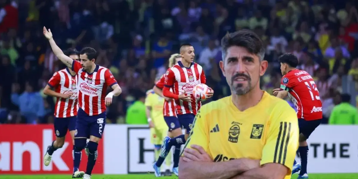 Pauno con Tigres y jugadores de Chivas