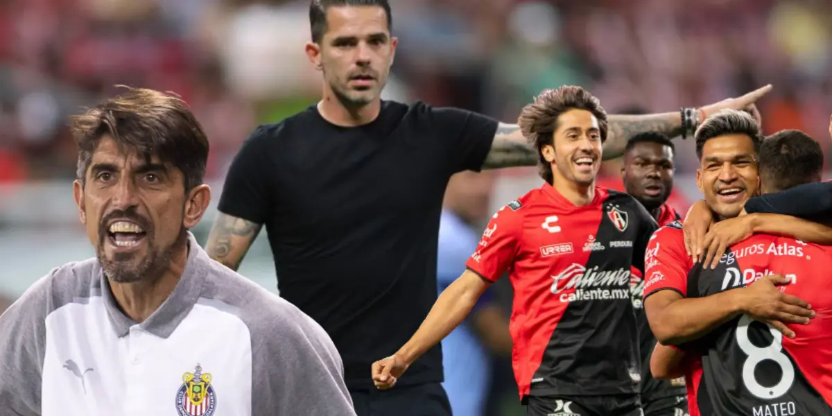 Pauno gritando, Gago y los jugadores de Atlas