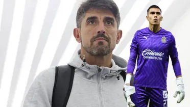 Pauno y el Tala Rangel en un partido con Chivas