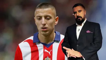 Piojo con Chivas y Álvaro Morales/ FOTO: X Chivas