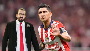 Pocho festejando y Amaury/FOTO: X Chivas