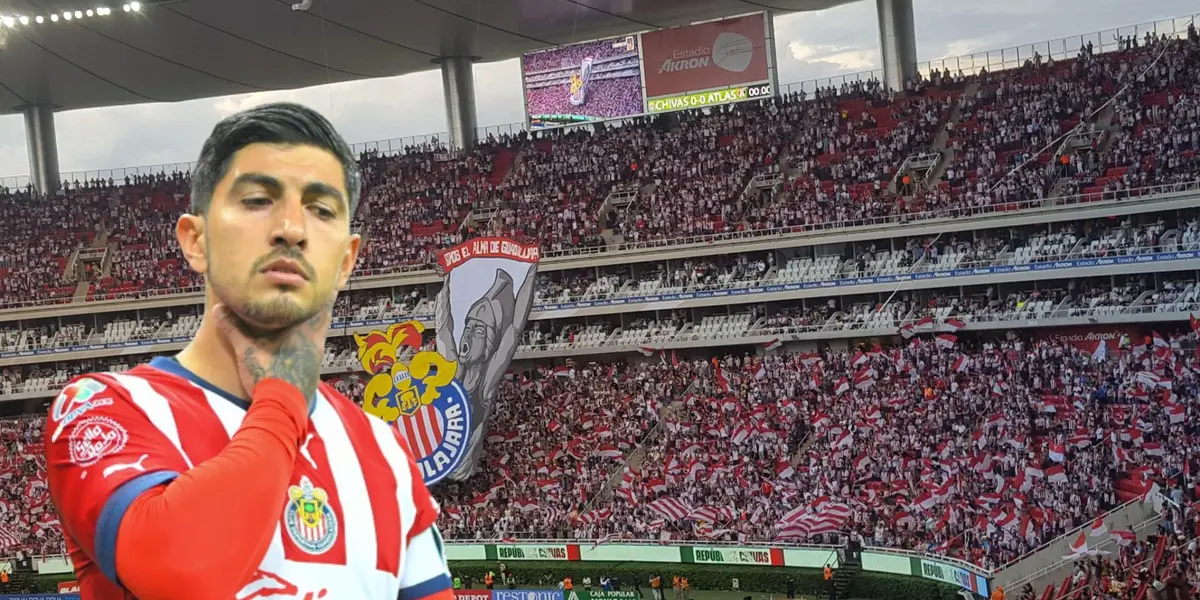 Pocho frente a afición de Chivas