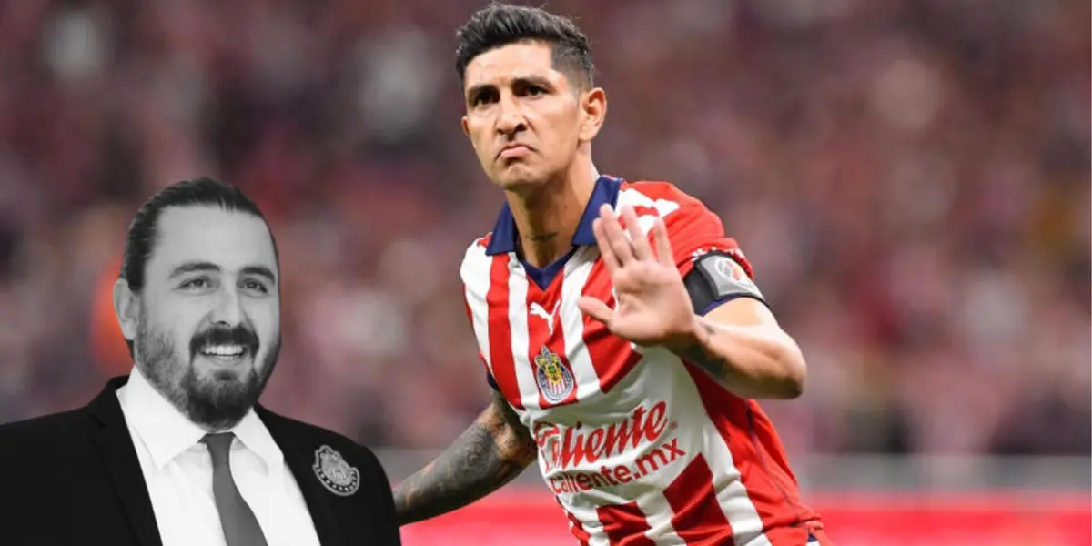 Pocho Guzmán celebrando y Amaury