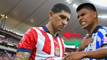 Pocho Y Gallardo con flechas de intercambio