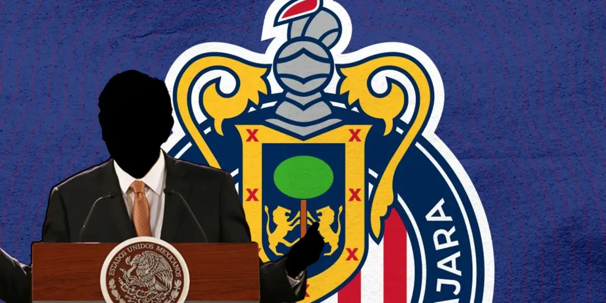 Político incógnito junto al escudo de Chivas / FOTO SHUTTERSTOCK