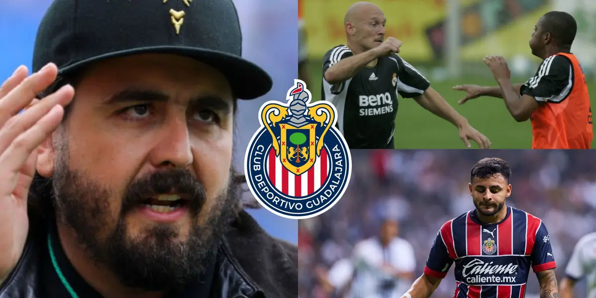 Por andarse peleando con Amaury Vergara ya no pudo ser ni sería el reemplazo de Alexis Vega en Chivas.