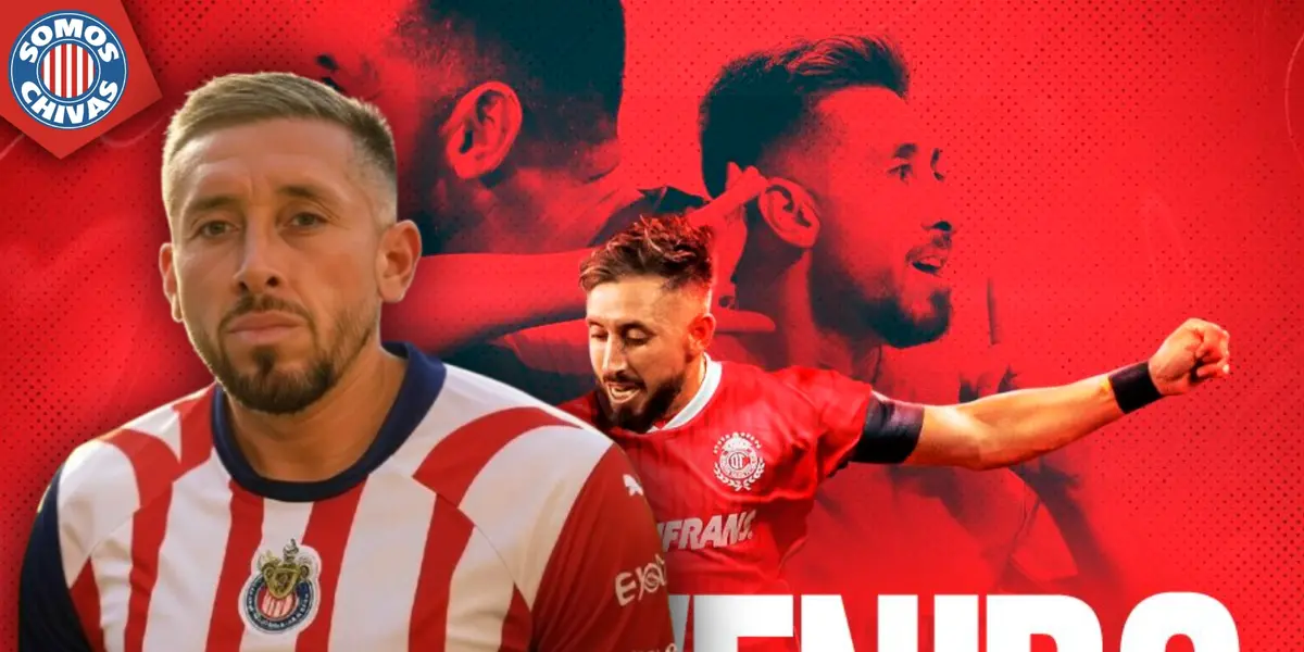 Presentación de Héctor Herrera con Toluca (Fuente: X de Toluca)