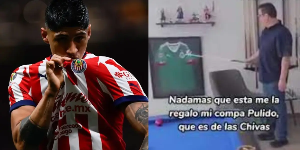 Pulido le hizo un épico troleo a Franco Escamilla con playera de Chivas | Foto: Especial