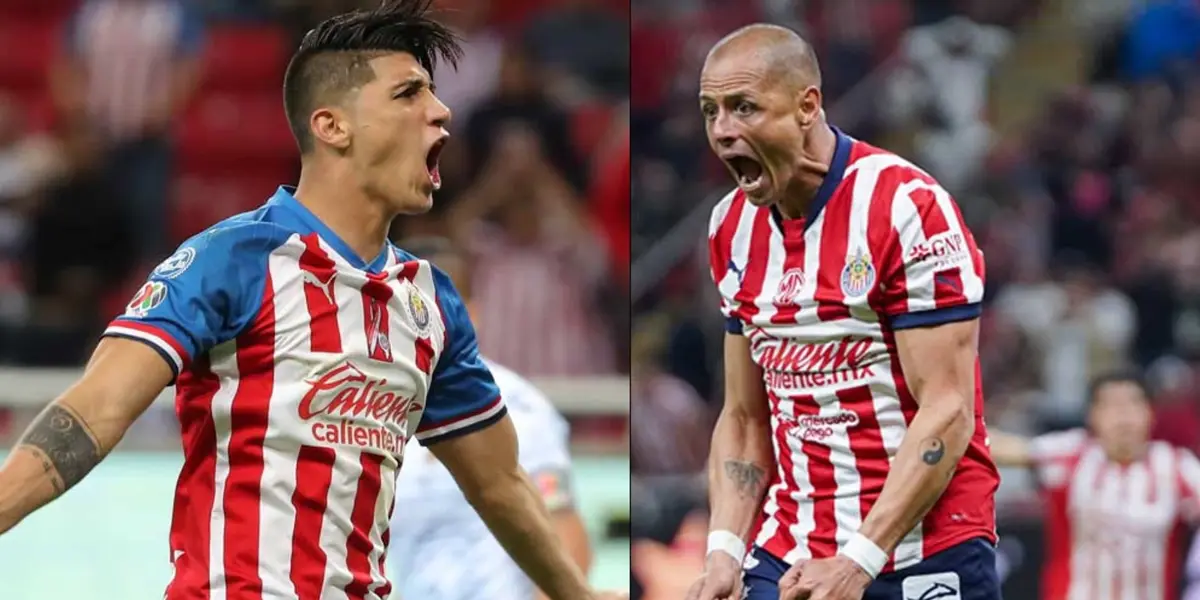 Pulido y Chicharito (Fuente: MEXSPORT)