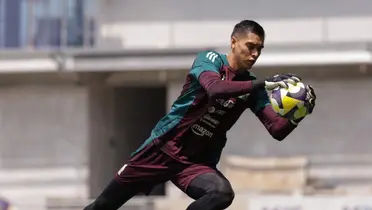 Rangel en entreno. Foto: Selección