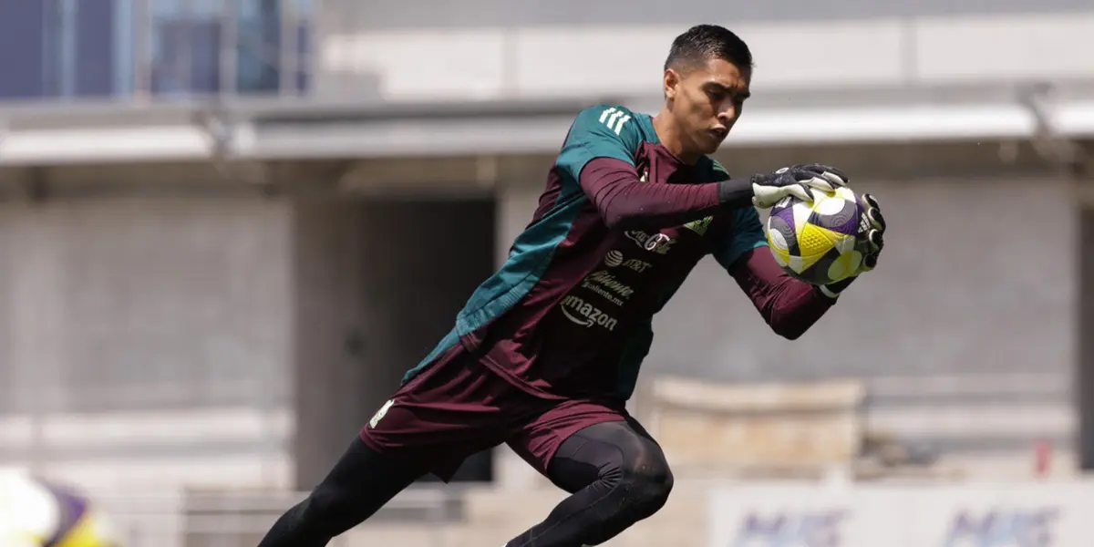 Rangel en entreno. Foto: Selección MexicanaR