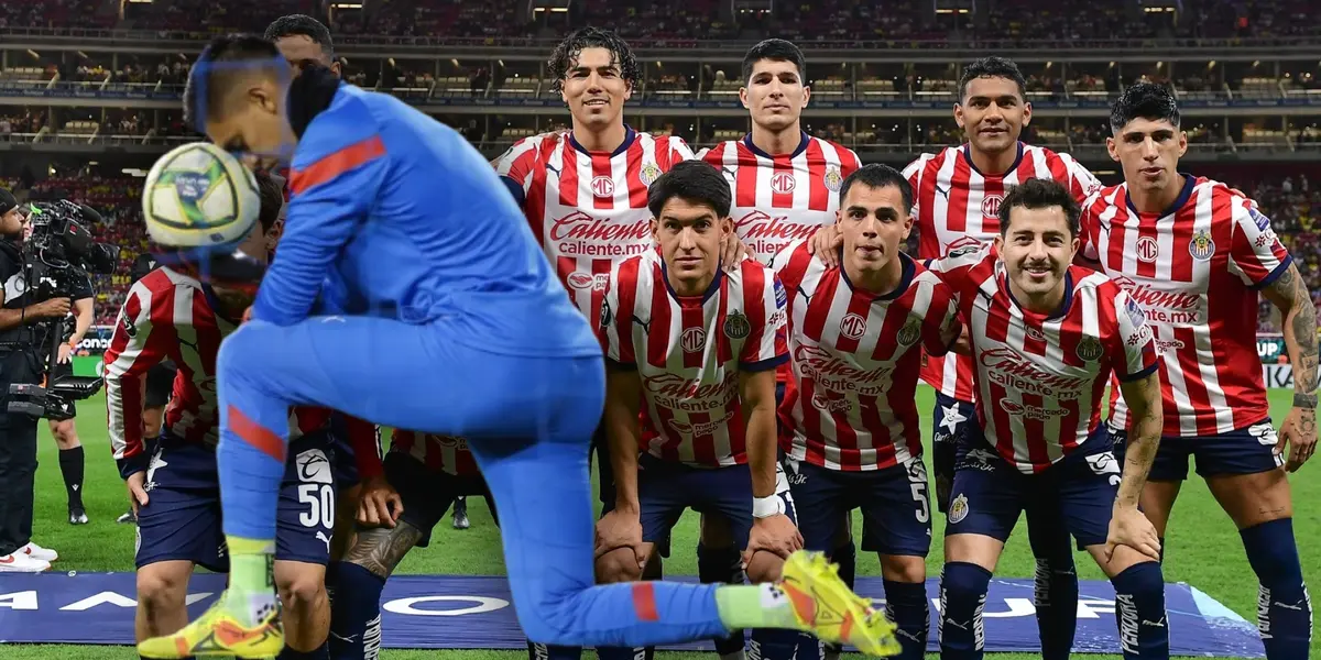 Raúl Rangel y jugadores de Chivas / Foto: MEXSPORT