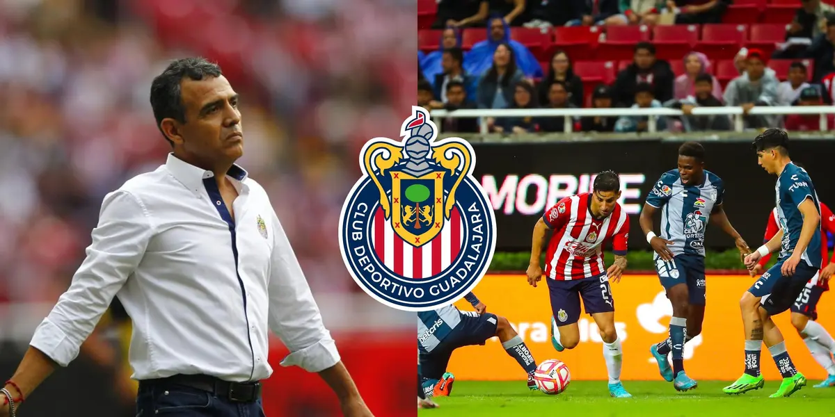 Ricardo Cadena demostró que le ha quedado muy grande el puesto de técnico en Chivas.