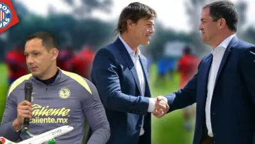Rodolfo Cota, Matías Almeyda y Jardine (Fuente: MEXSPORT)