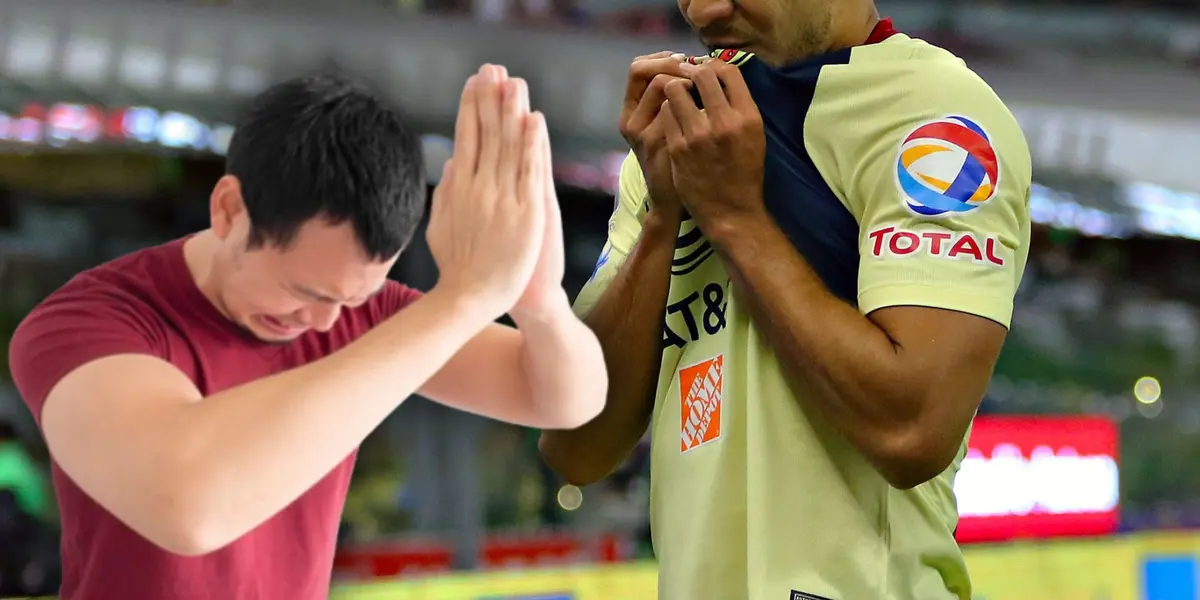 Ruego de aficionados y jugador del América (Fuente: MEXSPORT)