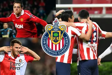 Santiago Giménez empató el récord de goles de Javier Hernández en Europa, una joya de Chivas podría emularlos en el futuro.