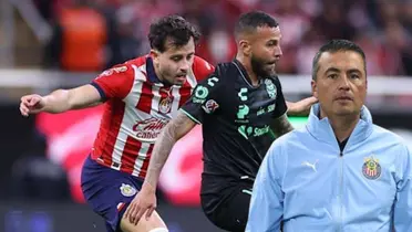 Santos vs Chivas y Ortega/FOTO: 90Min