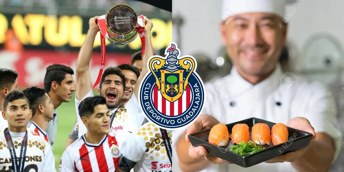 Se fue de Chivas por la puerta de atrás luego de fracasar, ahora se dedica a vender sushi.