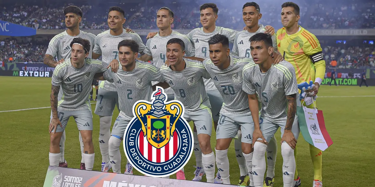 Selección Mexicana y el escudo de Chivas