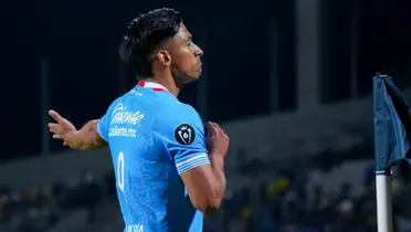 Sepúlveda festejando. Foto: Cruz Azul