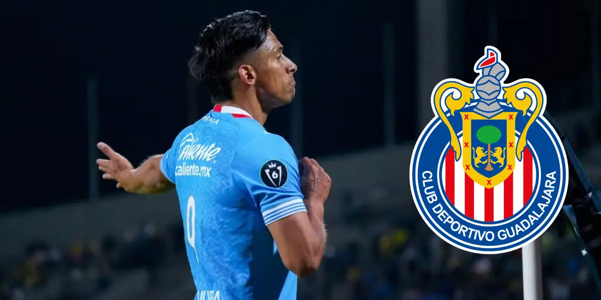 Sepúlveda festejando. Foto: Cruz Azul