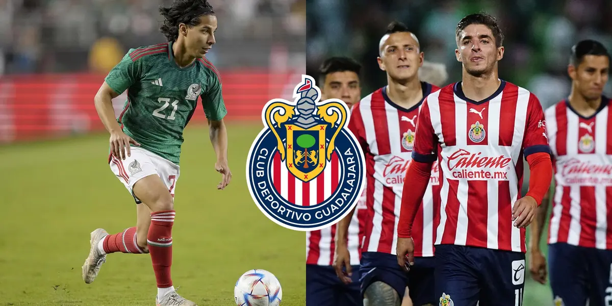 Sería el primero en marcharse de Chivas si Fernando Hierro trae a Diego Lainez.