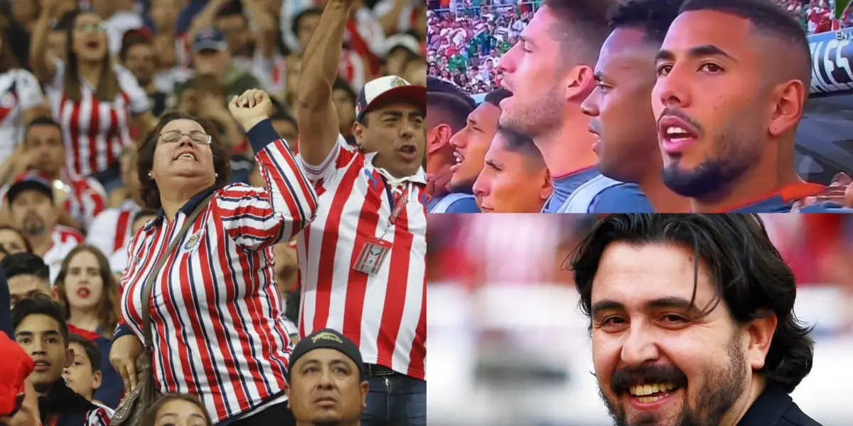 Sin haber jugado un solo minuto Santiago Ormeño, se burló de la historia de Chivas en el México vs Perú.