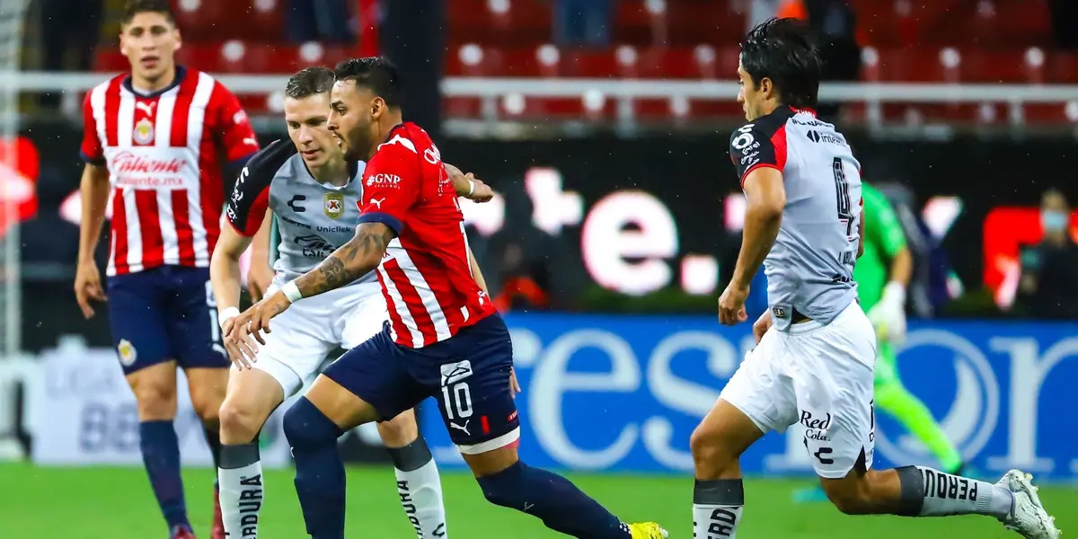 Sus golazos frente al Atlas han sido una característica de Alexis Vega jugando con Chivas.