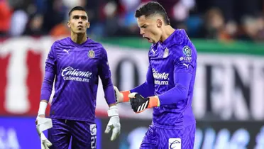 Tala Rangel con la de Chivas y Whalley celebrando