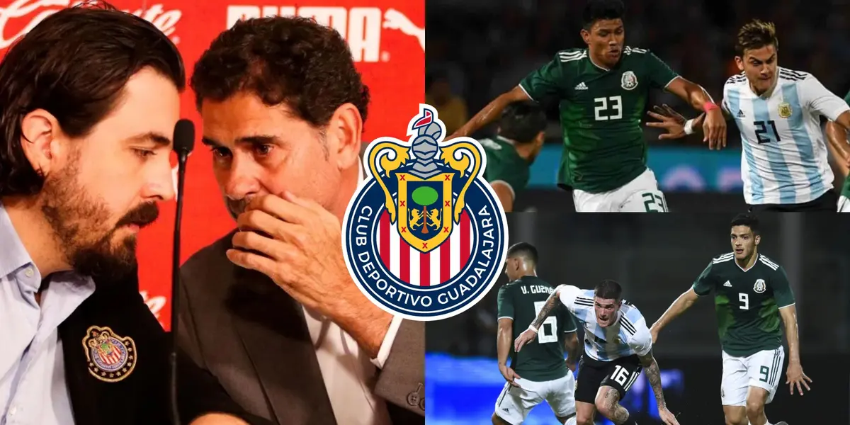 Tras el partido entre México y Argentina, Fernando Hierro tendría a su primer bombazo en Chivas.