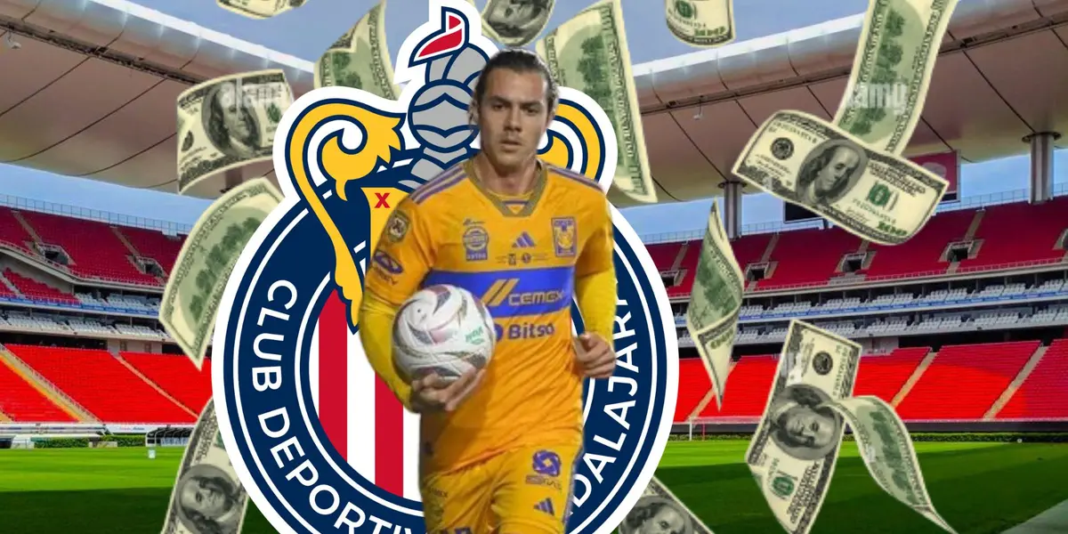 Una fortuna, lo que le pediría Tigres a Chivas si quieren fichar a Sebastián Córdova