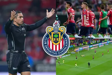 Una vez más el arbitraje terminó perjudicando a Chivas en un clásico contra América.