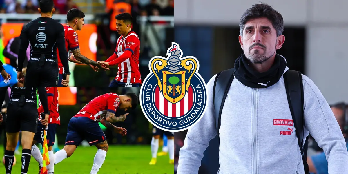 Víctor Guzmán y Veljko Paunović tendrían un problema tras el debut del 'Pocho' con Chivas jugando en casa.