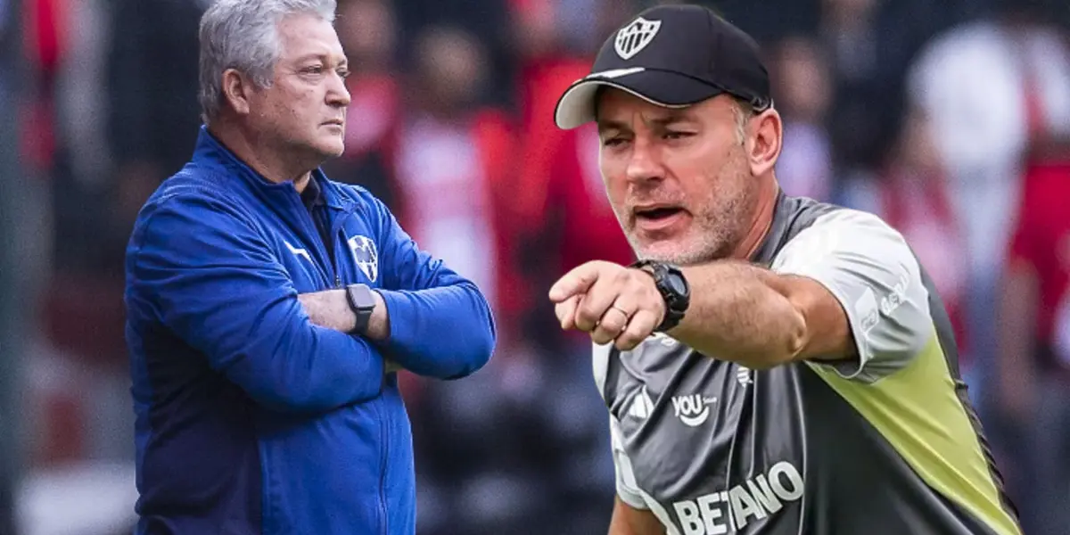 Víctor Manuel Vucetich y Gabriel Milito (Foto tomada de: MexSport/Atlétivo Mineiro)