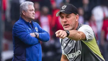 Víctor Manuel Vucetich y Gabriel Milito (Foto tomada de: MexSport/Atlétivo Mineiro)