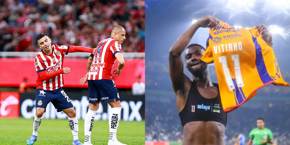 Vitinho si recibió una sanción por su polémica celebración ante Chivas | Foto: MexSport