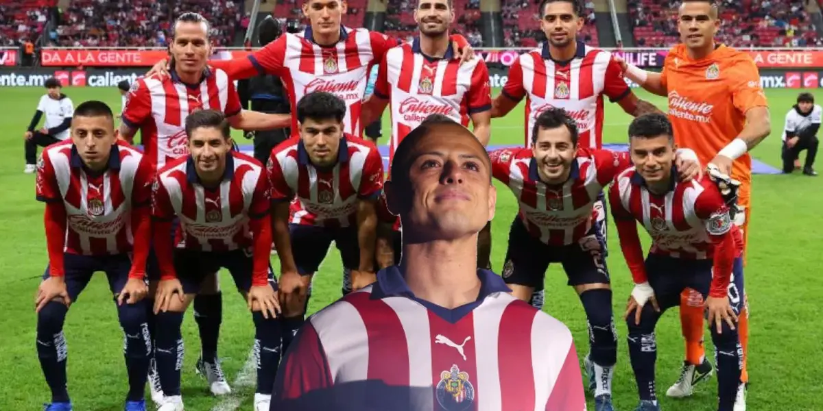 Ya con Chicharito el 11 estelar de chivas