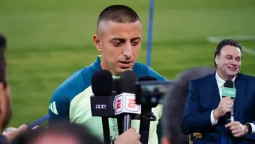 Alvarado en media day. Foto: Selección