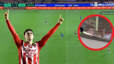 Captura de TUDN con González al frente