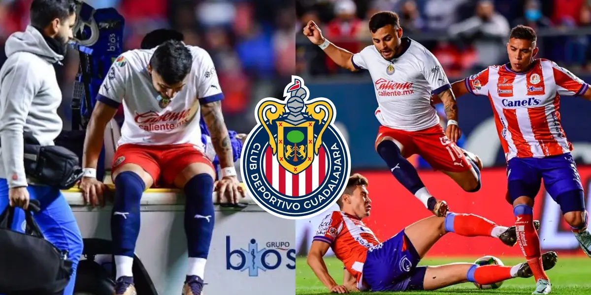 Chivas recibe la mejor noticia, filtran cuanto tiempo estaría de baja ...