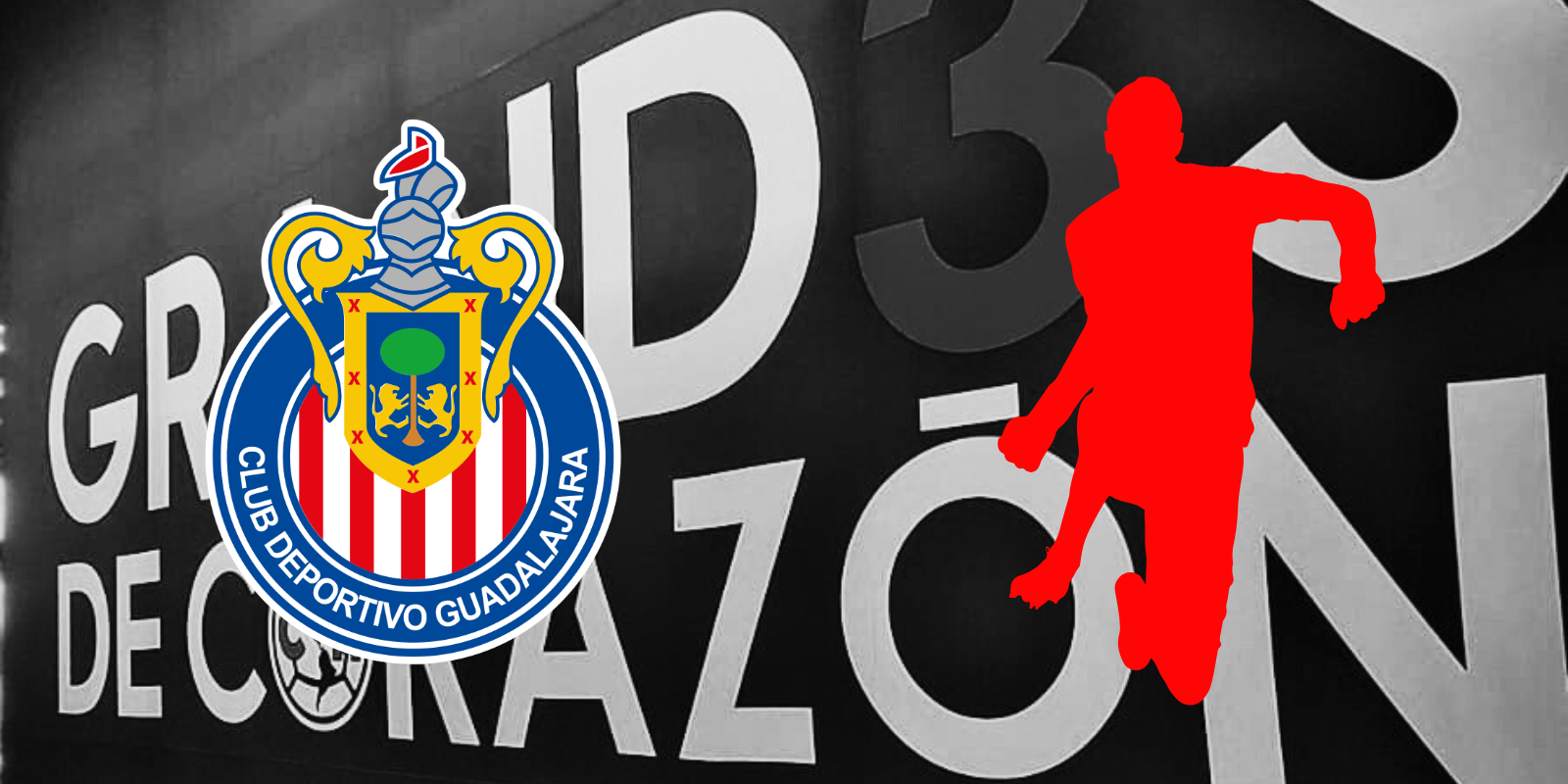 Fondo propio, con escudo de Chivas al frente.